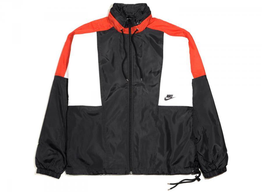 Nike Re-Issue Jacket Woven Black / University Red AQ1890-010 - Nike