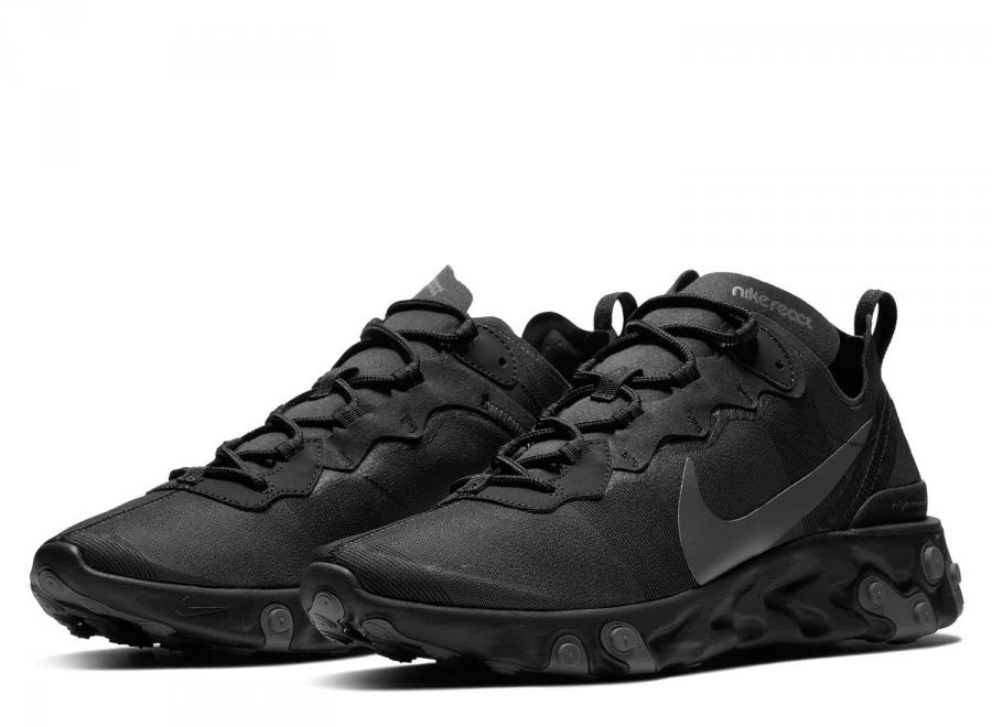Nike React Element 55 Black / Dark Grey BQ6166-008 - Nike