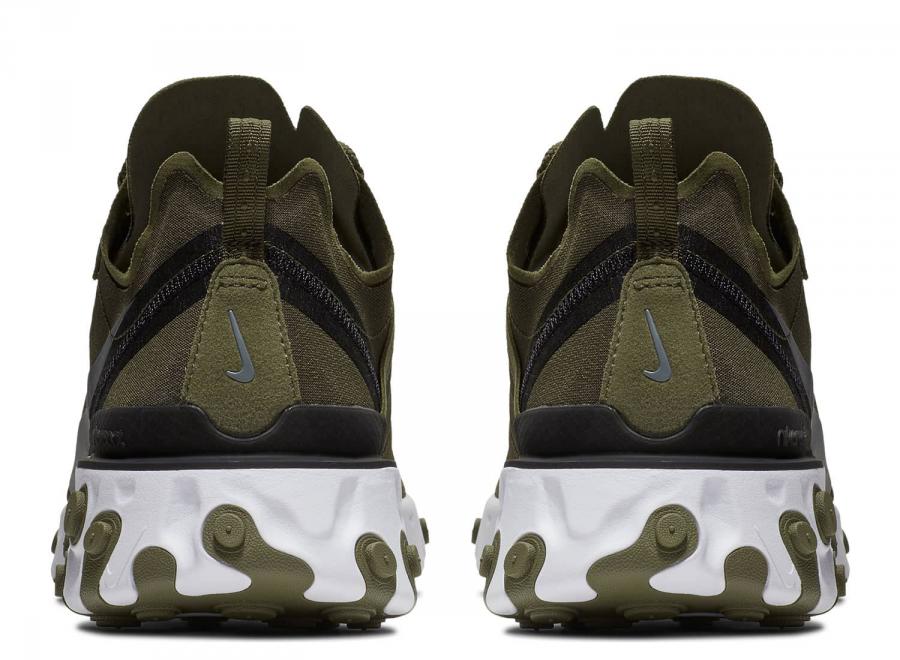 Nike React Element 55 Medium Olive BQ6166-200 - Nike
