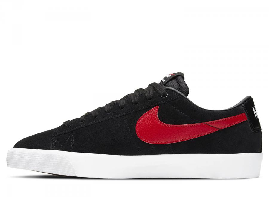 Nike SB Zoom Blazer Low GT Black / University Red 704939-005 - Nike SB