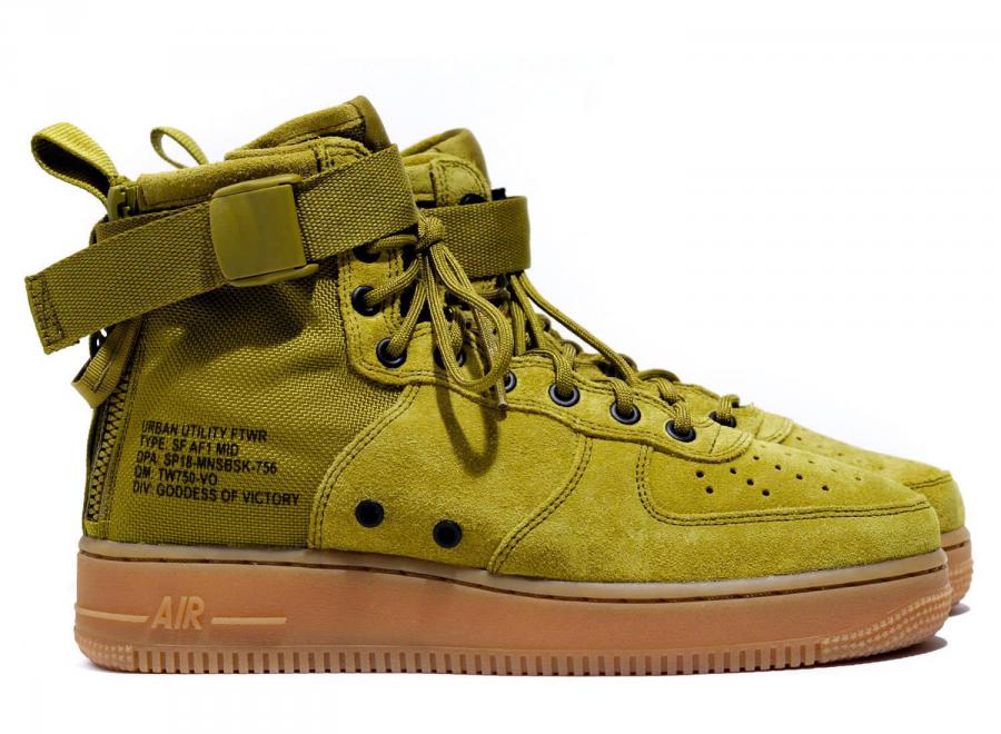 Nike SF AF1 Mid Desert Moss 917753-301 - Nike