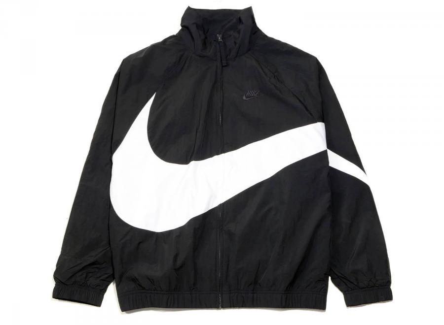 Nike Swoosh Woven Windbreaker Black AR3132-010 - Nike