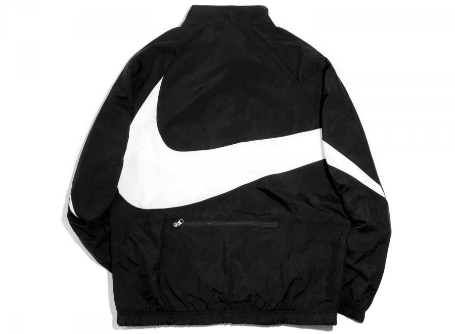 Nike Swoosh Half-Zip Jacket Black AJ2696-010 - Nike