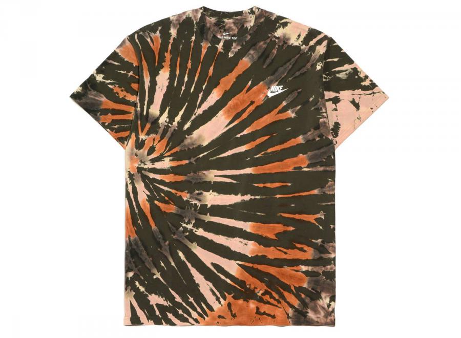 Nike Tie And Dye Tshirt Khaki Brown CZ4880-355 - Nike