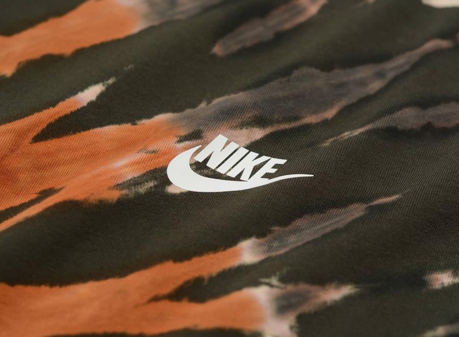 Nike Tie And Dye Tshirt Khaki Brown CZ4880-355 - Nike