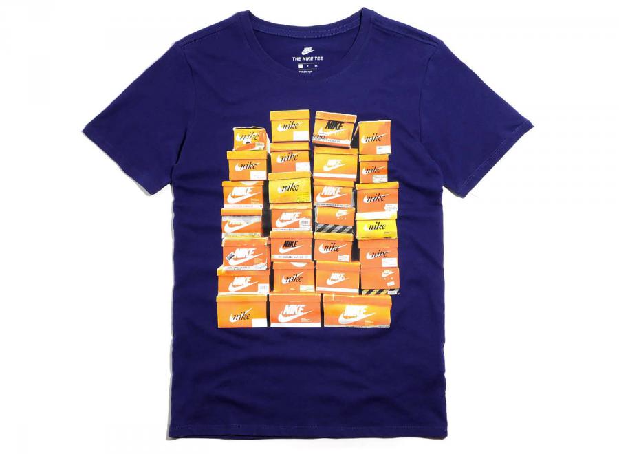 Nike Vintage Shoebox Tshirt Binary Blue 834636-429 - Nike