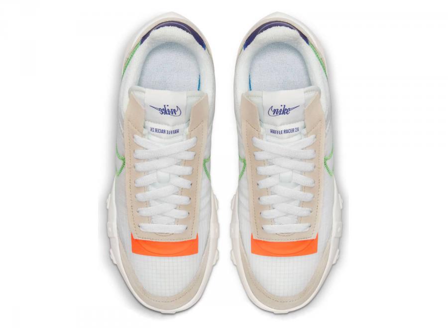 Nike W Waffle Racer 2x Desert Sand / Mean Green CK6647-004 - Nike