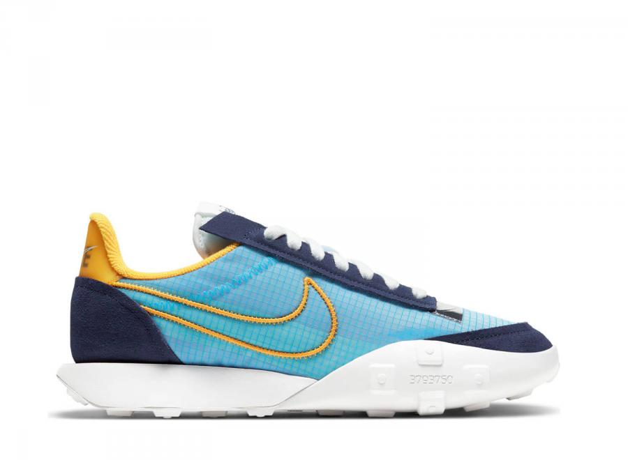 Nike W Waffle Racer 2X Blackened Blue / Gold DC4467-400 - Nike