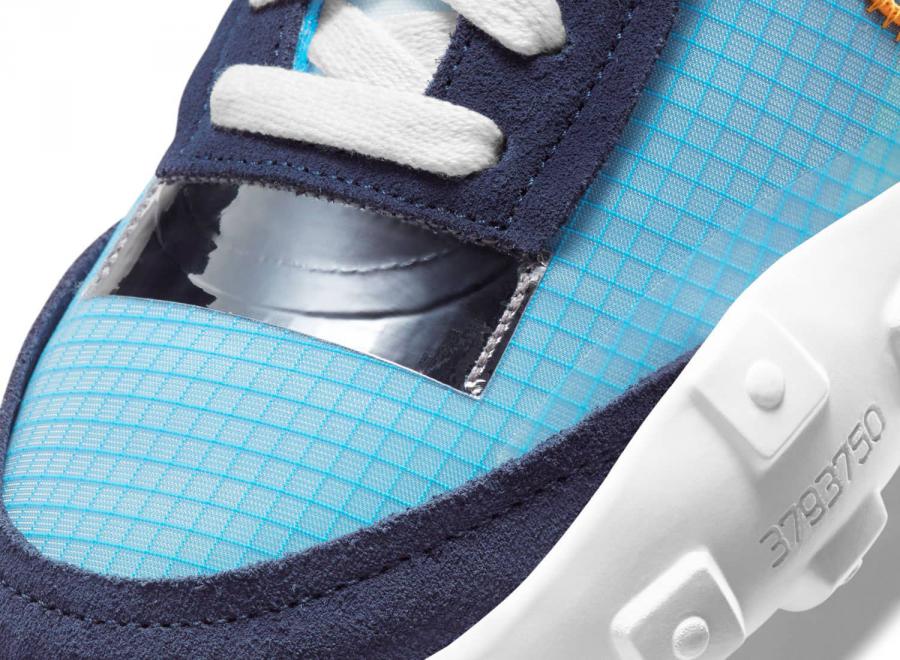 Nike W Waffle Racer 2X Blackened Blue / Gold DC4467-400 - Nike