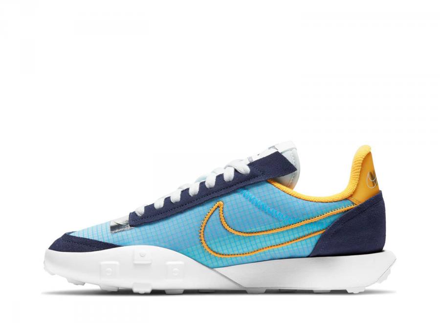 Nike W Waffle Racer 2X Blackened Blue / Gold DC4467-400 - Nike