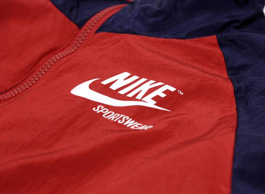 Nike Woven Archive Jacket Obsidian / Red 921743-451 - Nike