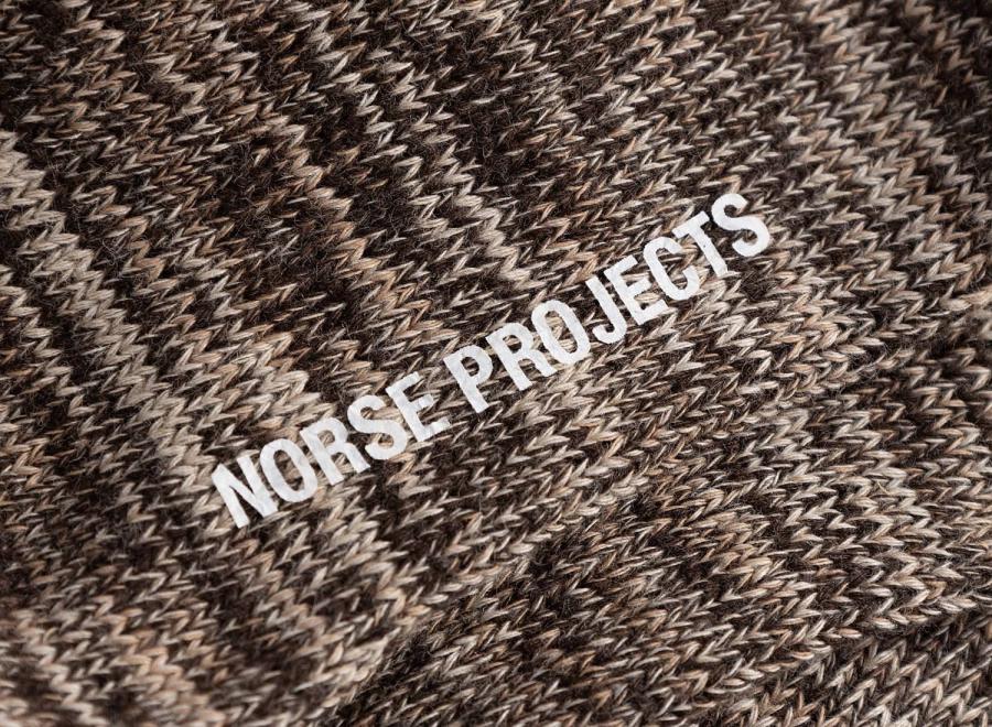 Norse Projects Bykle Sock Seal Brown N82-0076-9024 - Norse Projects