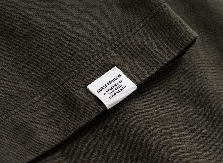 Norse Projects Elmelunde Tshirt Beech Green N01-0715-8109 - Norse Projects