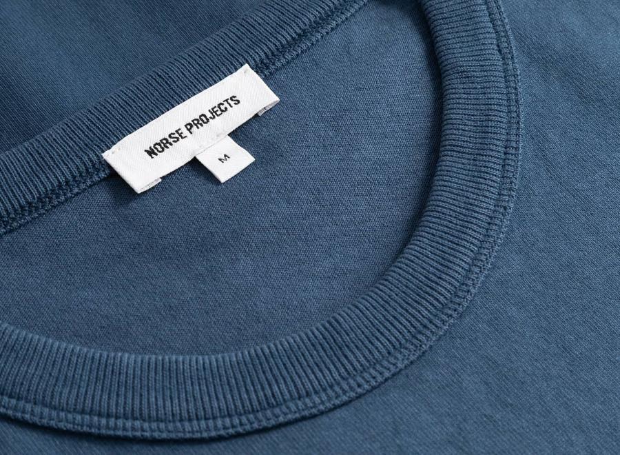 Norse Projects Elmelunde Tshirt Dark Blue N01-0715-7570 - Norse Projects