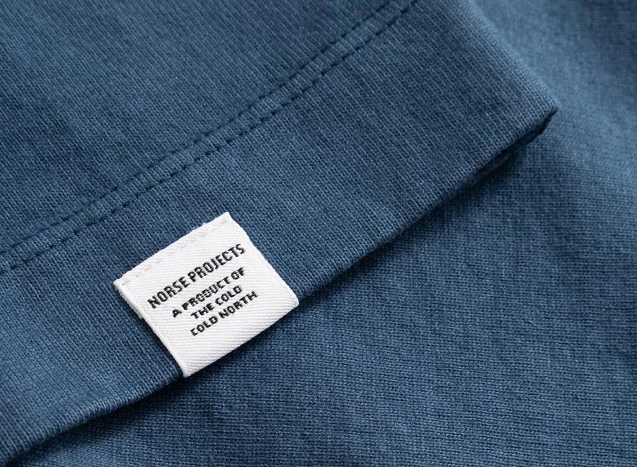 Norse Projects Elmelunde Tshirt Dark Blue N01-0715-7570 - Norse Projects