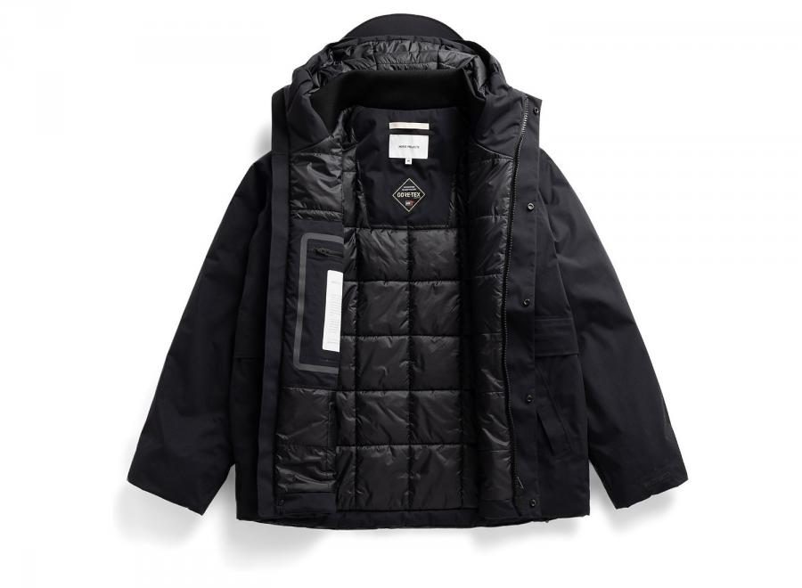 Norse Projects Fyn 4.0 Gore-tex Insulated Jacket Black N55-0691-9999 - Norse Projects