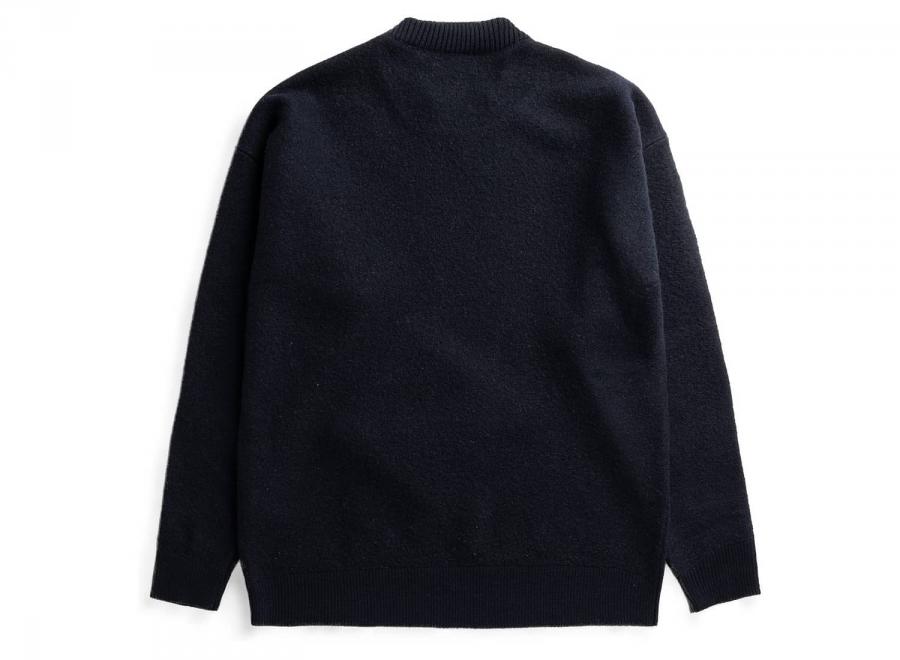 Norse Projects Kragholm Boiled Crewneck Dark Navy N45-0679-7004 - Norse Projects