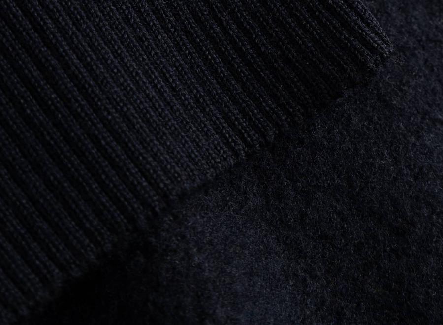 Norse Projects Kragholm Boiled Crewneck Dark Navy N45-0679-7004 - Norse Projects