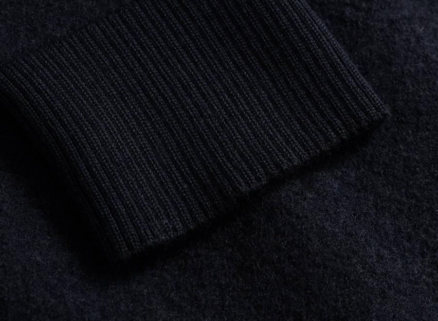 Norse Projects Kragholm Boiled Crewneck Dark Navy N45-0679-7004 - Norse Projects