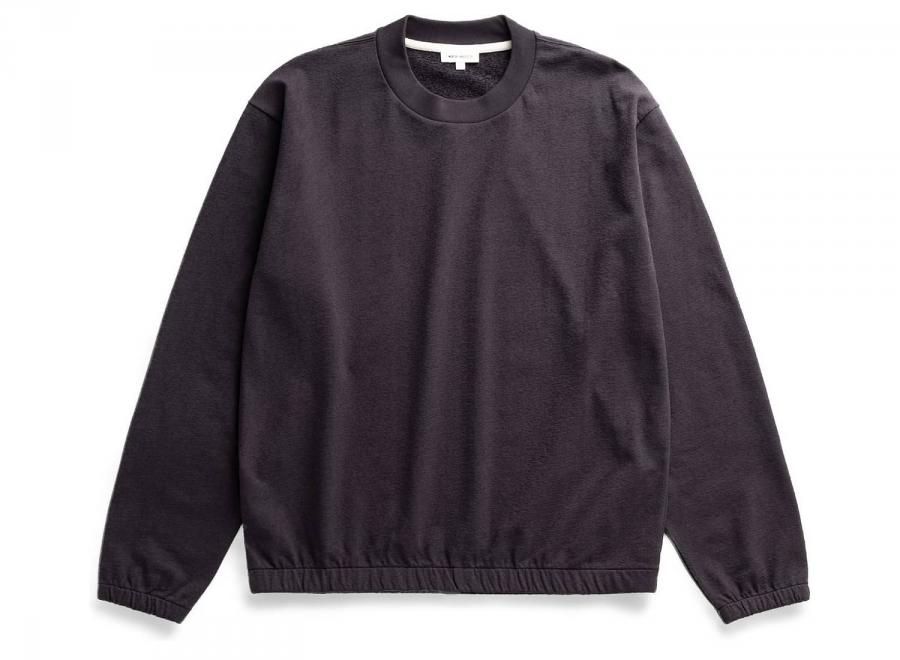 Norse Projects Kulhuse Relaxed Jersey Sweatshirt Darkest Purple N20-1404-6025 - Norse Projects