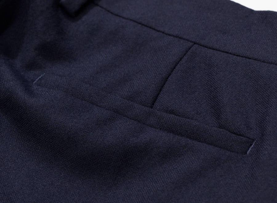 Norse Projects Thomas Wool Pants Navy - Norse Projects