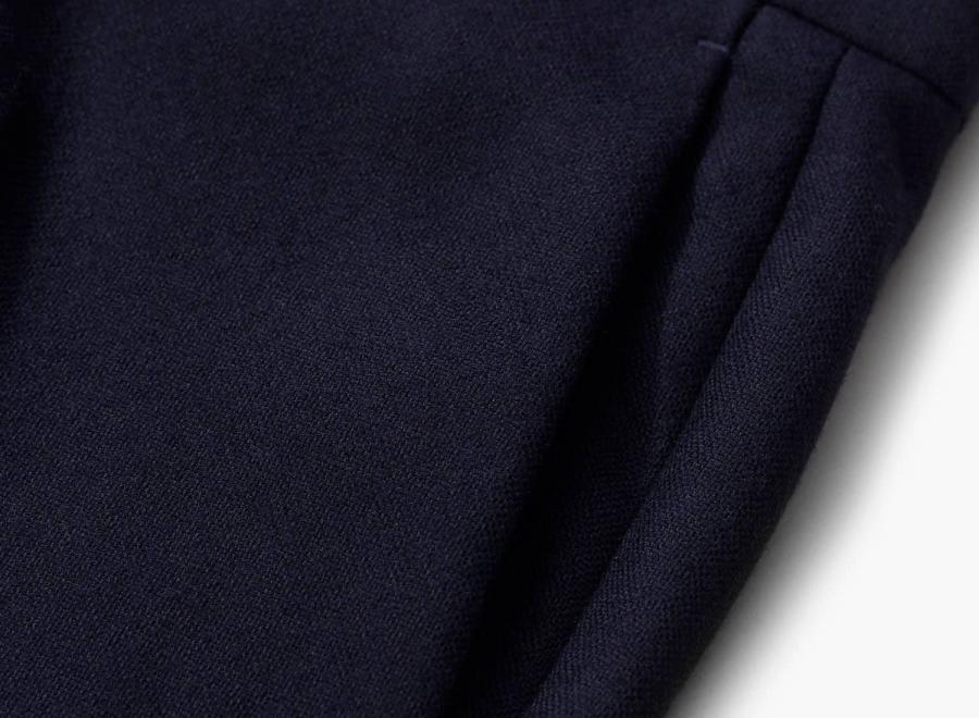 Norse Projects Thomas Wool Pants Navy - Norse Projects
