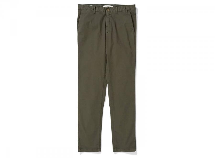 Norse Projects Aros Slim Light Stretch Ivy Green - Norse Projects