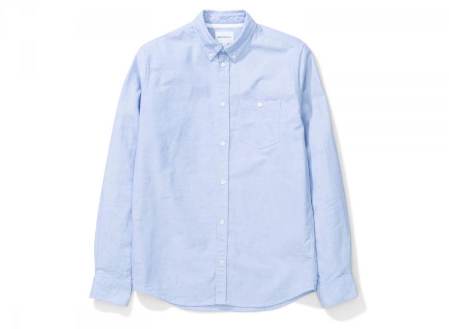 Norse Projects Anton Oxford Pale Blue - Norse Projects