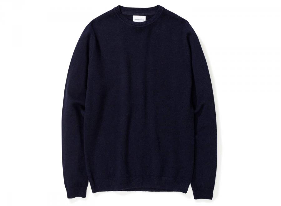 Norse Projects Sigfred Lambswool Dark Navy - Norse Projects