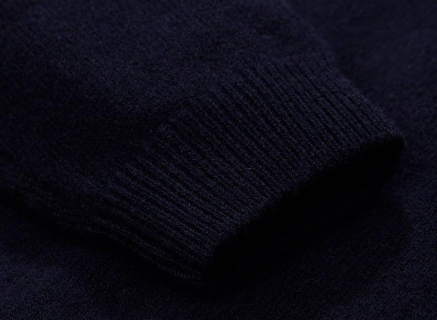 Norse Projects Sigfred Lambswool Dark Navy - Norse Projects