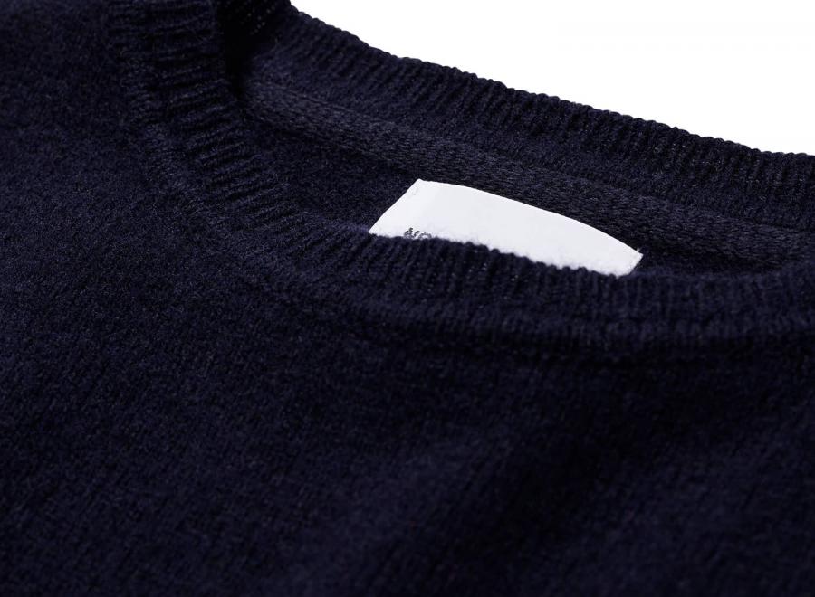 Norse Projects Sigfred Lambswool Dark Navy - Norse Projects