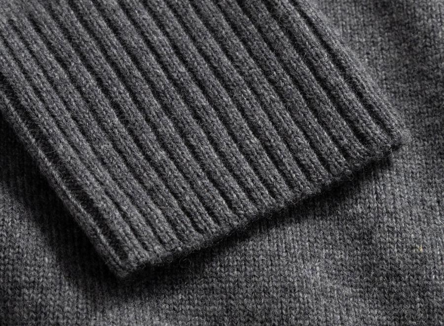 Norse Projects Stensmark Merino Lambswool Sweater Grey Melange N45-0700-1500 - Norse Projects