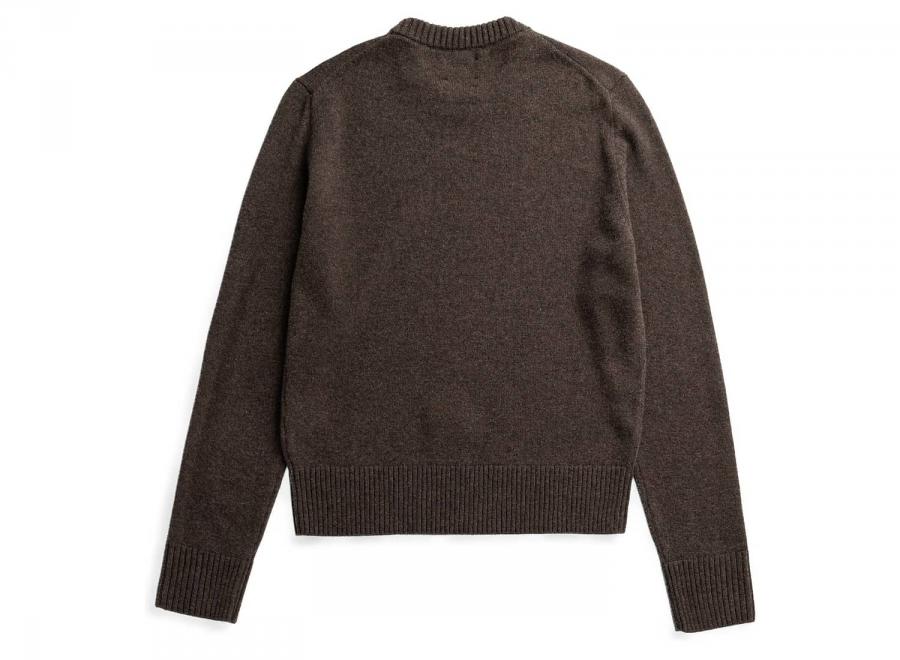 Norse Projects Stensmark Merino Lambswool Sweater Heathland Brown N45-0700-2040 - Norse Projects