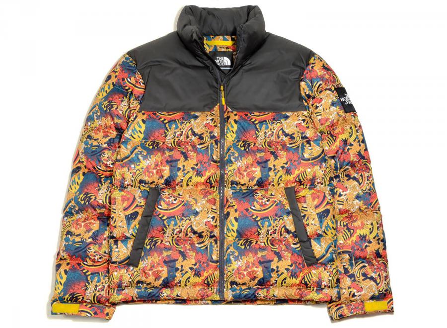 The North Face 1992 Nuptse Jacket Leopard Yellow - The North Face