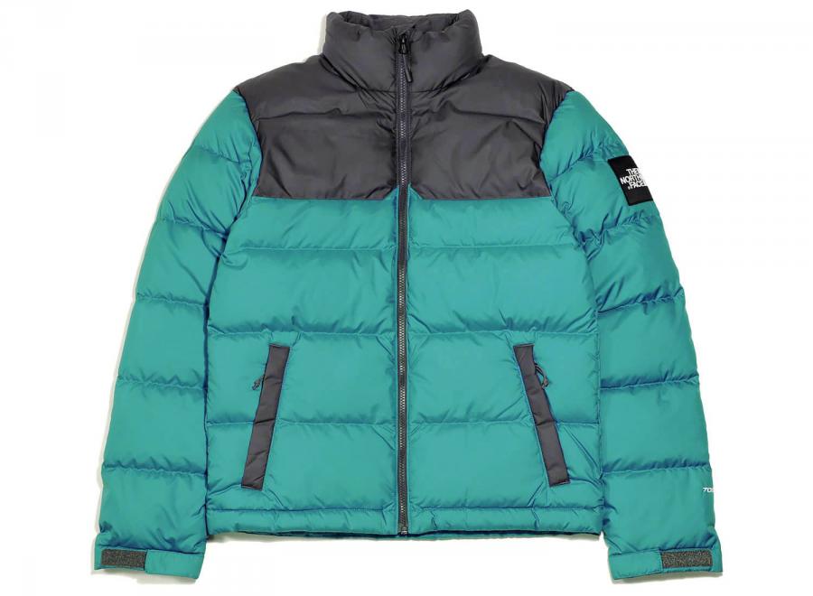 The North Face 1992 Nuptse Jacket Everglade Green / Asphalt Grey - The North Face