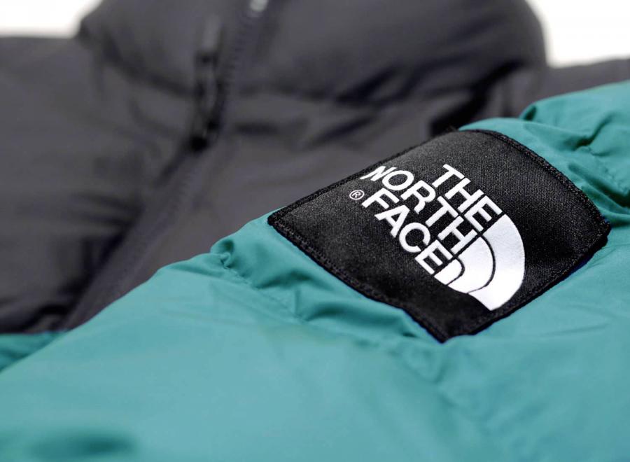 The North Face 1992 Nuptse Jacket Everglade Green / Asphalt Grey - The North Face