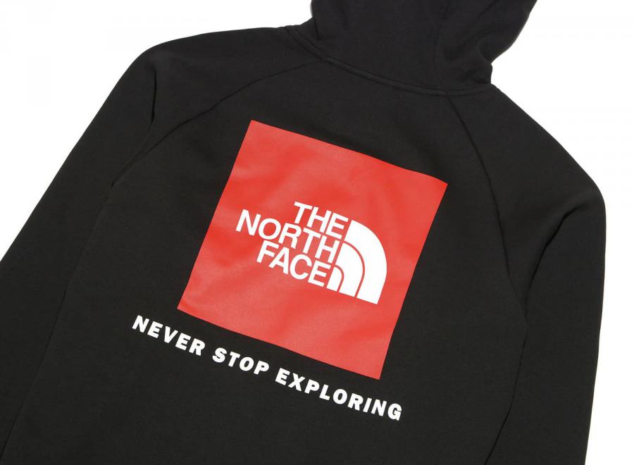 The North Face Raglan Redbox Hoodie Black - The North Face