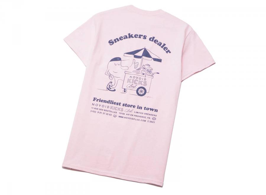 Novoid Kicks Club Tee Light Pink - Novoid Plus