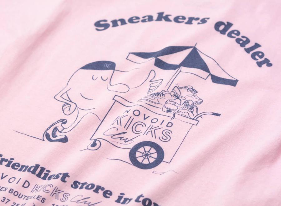 Novoid Kicks Club Tee Light Pink - Novoid Plus