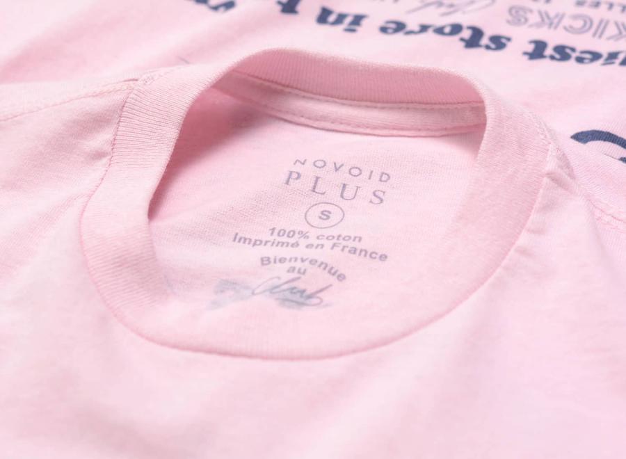 Novoid Kicks Club Tee Light Pink - Novoid Plus