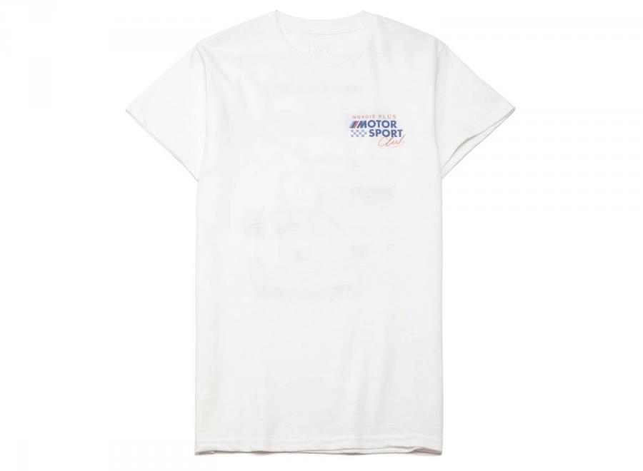 Novoid Plus Motorsport Club Tee White - Novoid Plus