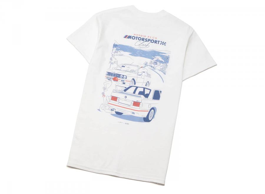 Novoid Plus Motorsport Club Tee White - Novoid Plus