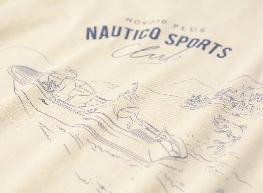 Novoid Plus Nautico Club Tee Sand - Novoid Plus