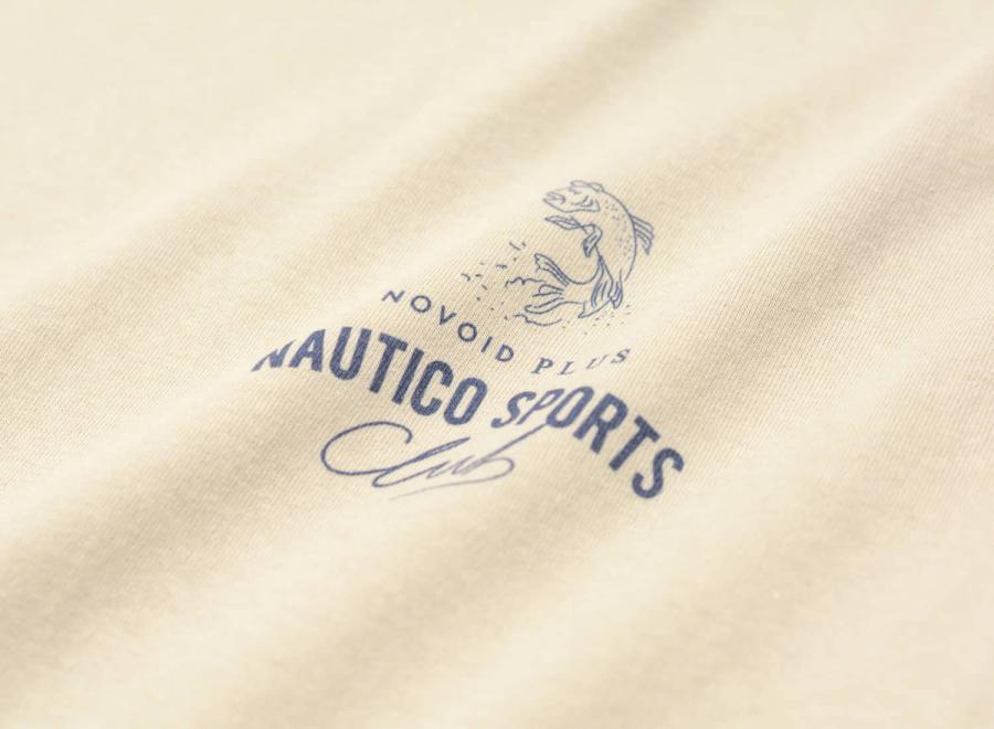 Novoid Plus Nautico Club Tee Sand - Novoid Plus