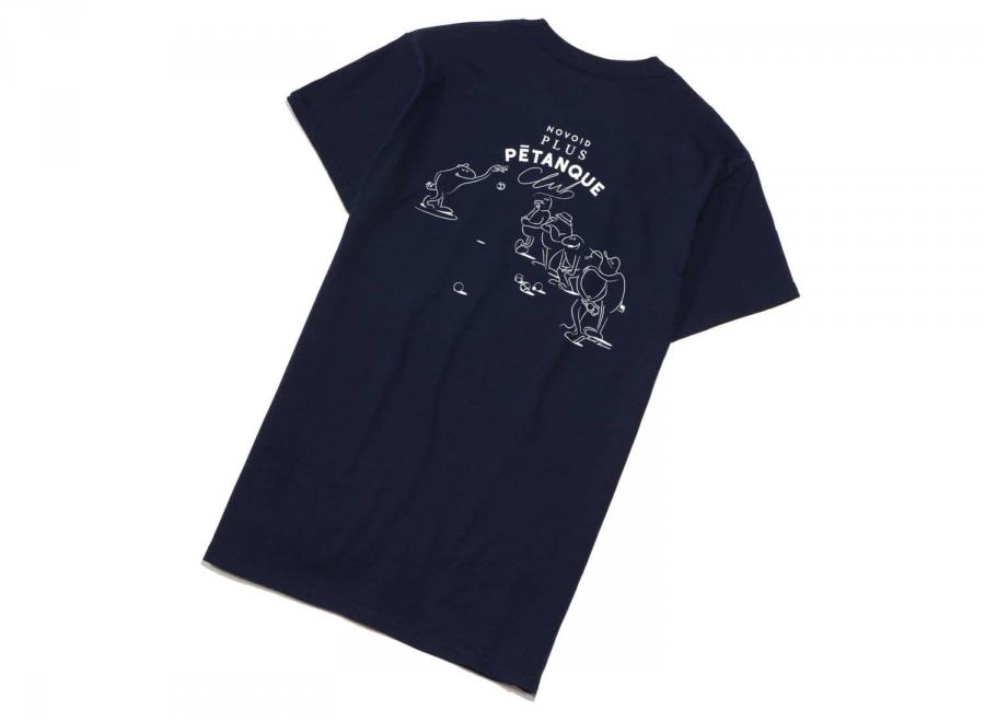 Novoid Plus Petanque Club Tee Navy - Novoid Plus