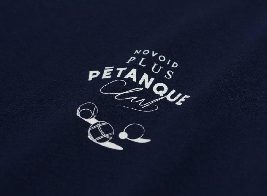 Novoid Plus Petanque Club Tee Navy - Novoid Plus