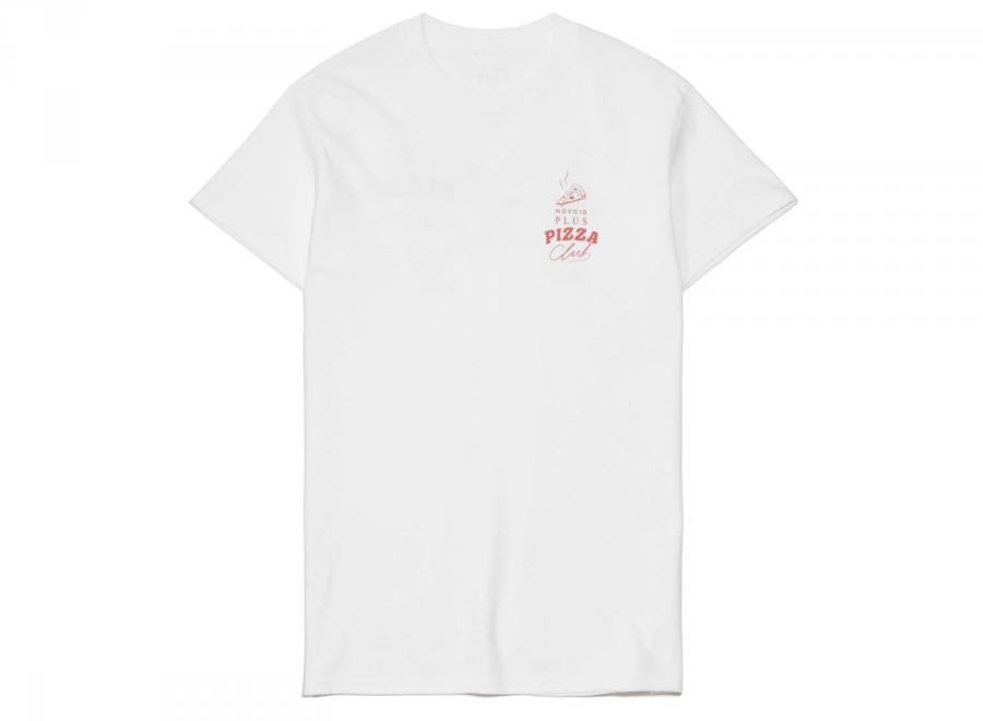 Novoid Plus Pizza Club Tee White Red - Novoid Plus