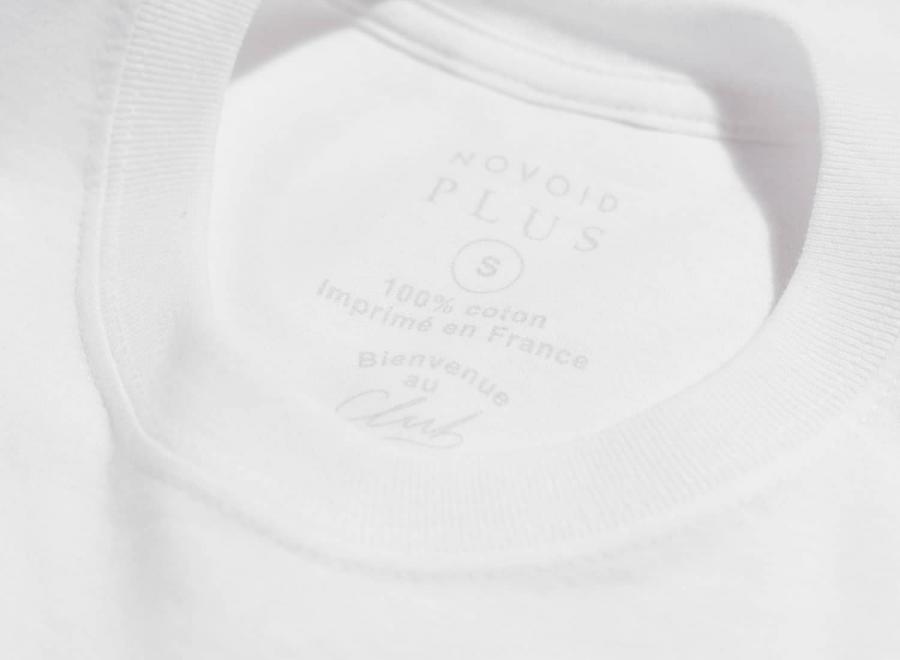 Novoid Plus Pizza Club Tee White Red - Novoid Plus