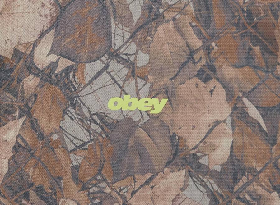 Obey Basecamp Knit Ls Shirt Fence Camo Multi 131030151FNC - Obey