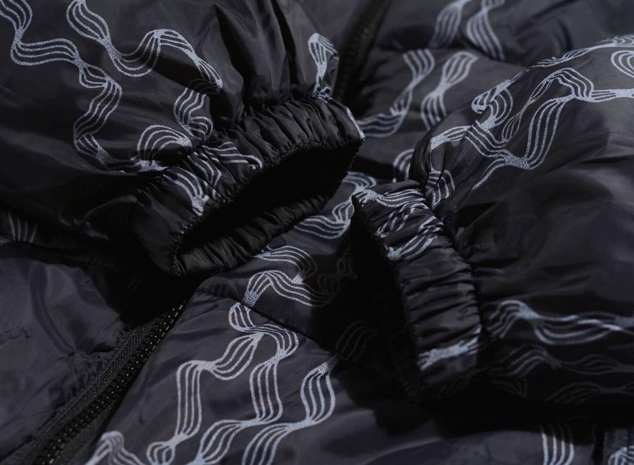 Obey Benny Puffer Jacket Black - Obey